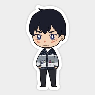 Ugly Christmas Sweater Kags Sticker